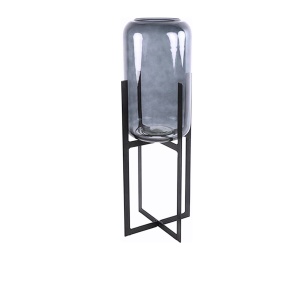 Vaza na postolju Debby 65cm plava 040139