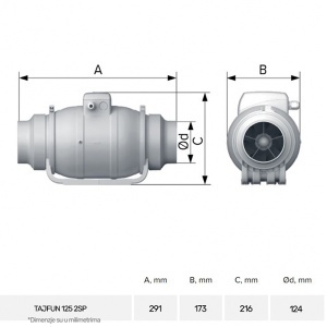 Ventilator Era Typhoon 125 turbina 550242 - Img 2