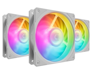 Ventilator Mobius 120P ARGB beli Cooler Master 120mm set 3 komada (MFZ-M2DW-243P2-R1)