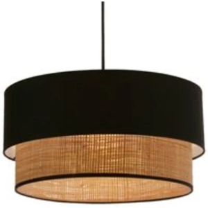 Viseća Lampa Crna Bež 1x60W E27 Prato 15097
