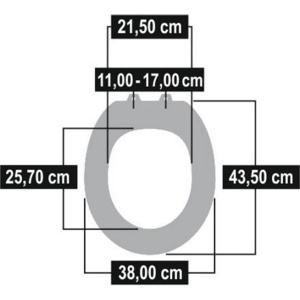 WC daska lakirani medijapan pesak i okean Cornat KSD530 - Img 3