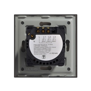 Wi-Fi smart prekidač svetla sa N provodnikom 2x5A WFPS-N02/BK - Img 4