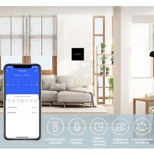 Wi-Fi smart prekidač za roletne WFPR-C1/BK - Img 4