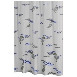 Zavesa za kadu 180x200cm PEVA Delfin Ridder 130303