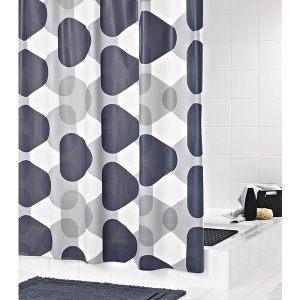 Zavesa za kadu Vinil 180x200cm Triangle Ridder 3004307 - Img 2