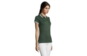 Ženska polo majica sa kratkim rukavima tamno zelena Pasadena Women XXL 300.578.45.XXL - Img 2