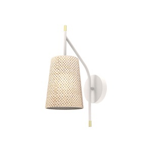 Zidna lampa 1xE14 Thera Elmark 955THERA1W/WH