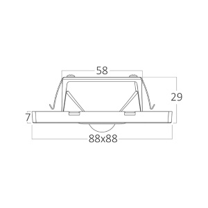 Zidna led lampa 1,5W Braytron BH07-00380 - Img 4