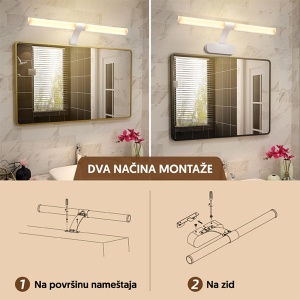 Zidna led lampa 8W 4000K Prosto LCN-K07-60/WH - Img 2
