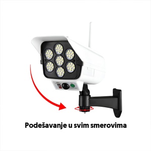 Zidna solarna Led lampa sa PIR senzorom 19x10x8cm 20405-5812 - Img 3