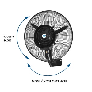 Zidni ventilator sa raspršivačem 9 l Prosto MSF2608C - Img 2