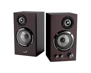 Zvučnici Genius SP-HF1812BT tamnosmeđi drveni 2.0 Bluetooth - Img 4