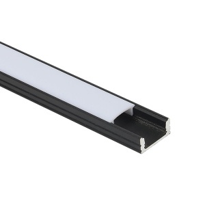 Aluminijumski Led Profil Crni Nadgradni 2m Lt10 Aura 171013992