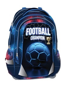 Anatomska Školska Torba Octopus Oet2615 Football Champion 42x32x16,5cm plava