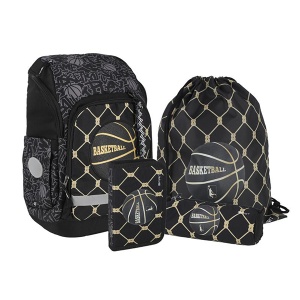 Anatomska torba set 4u1 Spirit Smart Pack Basketball crna