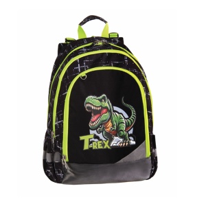 Anatomski ranac za školu Pulse Light T-Rex 41x28x20cm svetleći