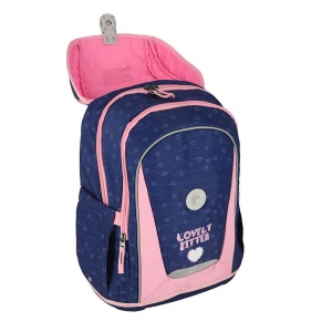 Anatomski ranac za školu Spirit Easy-Go Lovely Kitty 49x21x40cm plava roze - Img 2