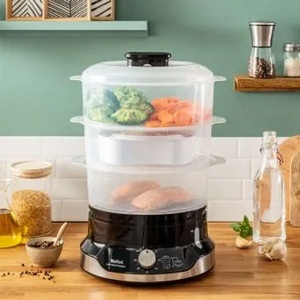 Aparat za kuvanje na pari VC204810 800W 3 posude Tefal 3045380019379 - Img 4