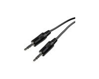 Audio AUX kabl 3.5mm stereo M/M 5m crni