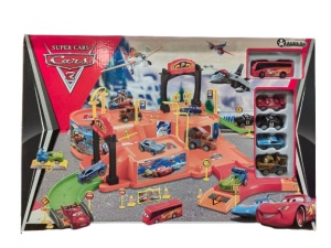 Auto staza sa 4 auta i autobusom Cars CO690798