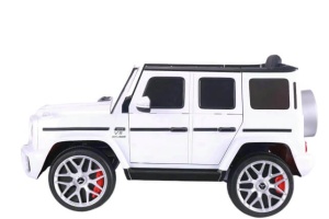 Automobil na akumulator Mercedes G63 Beli Veći Model - Img 3