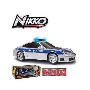 Automobil na radio kontrolu NIKKO Policija-Porsche 911 1:16 36246