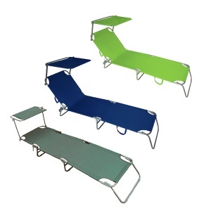 Baštenska ležaljka sa tendom 24x184x55cm 32-716000-OUTLET