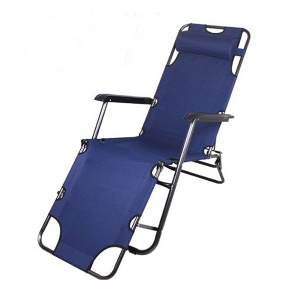 Baštenska sklapajuća ležaljka sa jastukom plava 32-688000 - Img 3