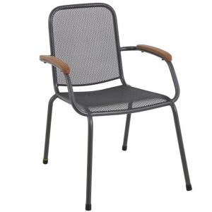 Baštenska stolica Lopo metal tamno siva 047121-794124