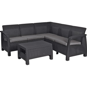 Baštenski ugaoni set Corfu Relax sivi CU 227816