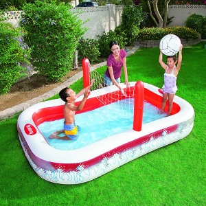 Bazen za dvorište BESTWAY Volleyball 253x168x97cm 54125 - Img 2
