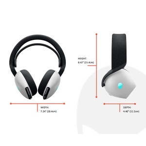 Bežične gejming slušalice sa mikrofonom Dual Mode DELL AW720H Alienware ZVU02896 - Img 3