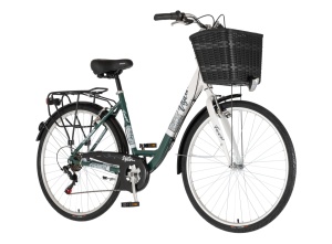 Bicikl 28/19in 155-178cm 6 brzina zeleno beli Visitor Bloom 1282080