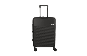 Čvrsti kofer sa točkićima Enova Slim ABS Poliester 37x56x22/11,5cm 41L crna
