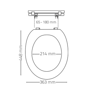 Daska za WC Duroplast Soft-close Boston bela Ridder 02103101 - Img 2