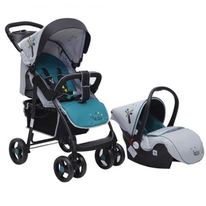 Dečija kolica Cangaro Lea 2 in 1 Blue CAN3631B