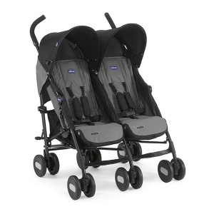 Dečija kolica za blizance Echo Twin Chicco A009350 COAL