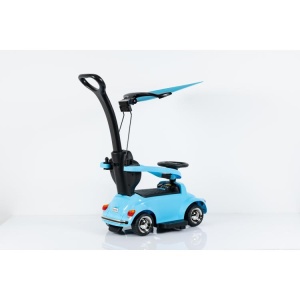 Dečiji Automobil na Guranje Beetle Push 3in1 Plavi - Img 3