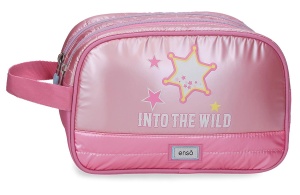 Dečiji neseser sa 2 pregrade Into The Wild pink Enso 99.844.21