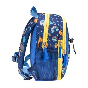 Dečiji ranac Belmil Mini Kiddy 305-9 Little Jungle plava 20x23x9+6cm - Img 2