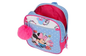 Dečiji ranac za vrtić Disney Minnie Flowers 23x28x10cm roze plava - Img 4