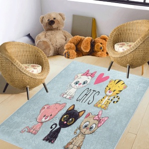 Dečiji tepih 120x180cm Mjau Mjau 87685 - Img 2