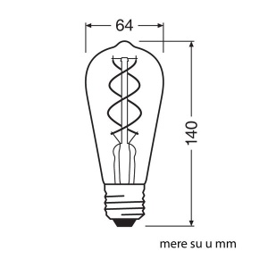 Dekorativna filament sijalica 4W Osram 4058075269941 - Img 2