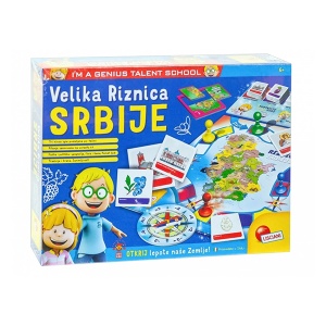 Društvena igra Mali Genije Velika Riznica Srbije Lisciani 47351