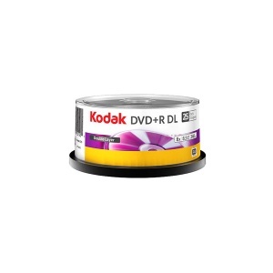 DVD+R 8.5GB DL 8x, Kodak 25 kom na štapu.6 u kutiji 3936193