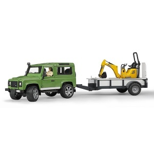 Džip Land Rover sa Mikro JCB 8010CTS Bruder 025939 - Img 3