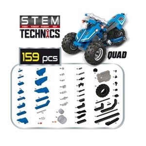 Edukativna igračka Hi-tech Quad konstruktor Lisciani 45527 - Img 2