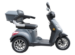 Električni tricikl 60V 20Ah 0,8kW max 25km/h sivi Veneco BN022 Comfort 1300181 - Img 2
