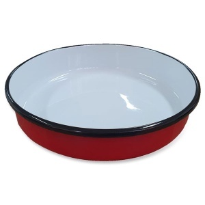 Emajl tepsija 30cm crvena FG BR-532