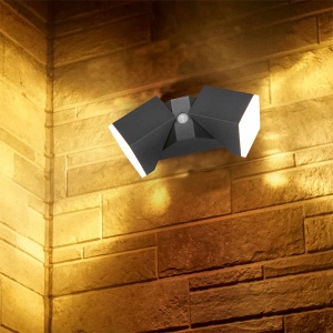 Fasadna led lampa Avon senzor 2x7W 3000K IP54 Trio Lighting 270669242 - Img 2